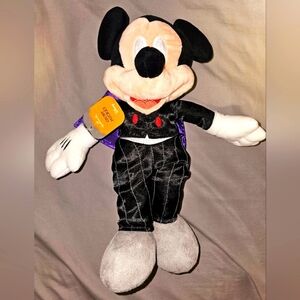 DISNEY MICKEY & MINNIE MOUSE DRACULA HALLOWEEN BNWTS